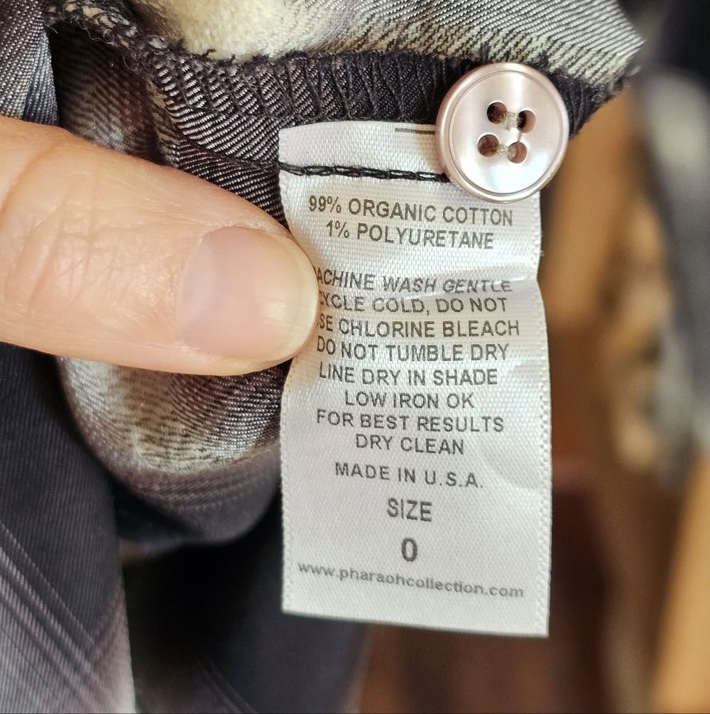 PHARAOH Black and White Plaid Button Down Maxi Dress - Picture 7 of 7